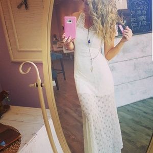 Off White Lace Dress